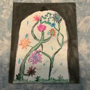 Floral Archway Art Print